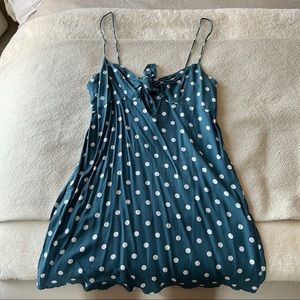 Motel tie front strappy mini dress